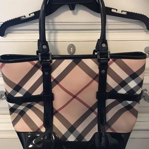 Authentic Burberry Nova Check Tote
